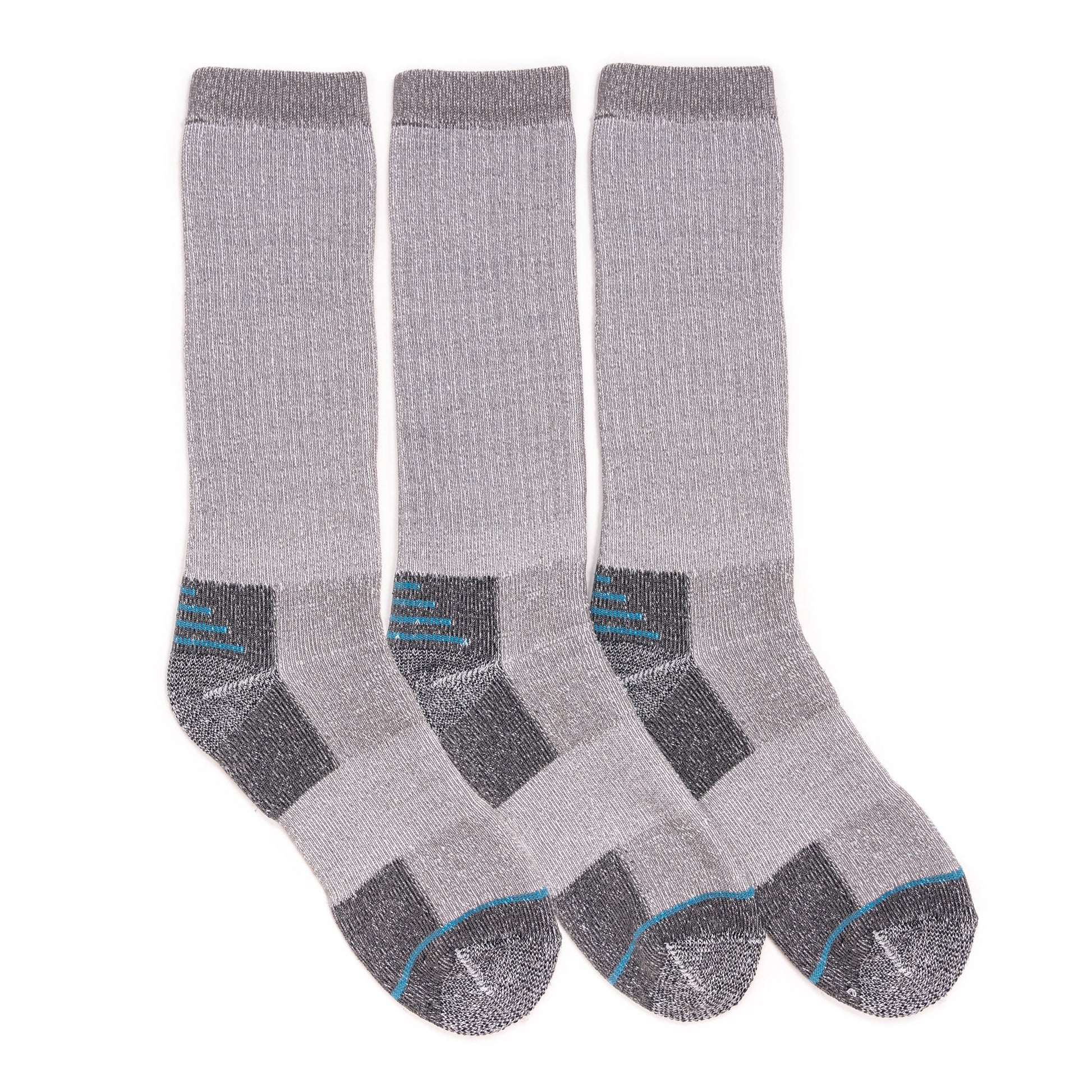 Muk Luks 8 Inch Heat Retainer Hiking Socks Navy