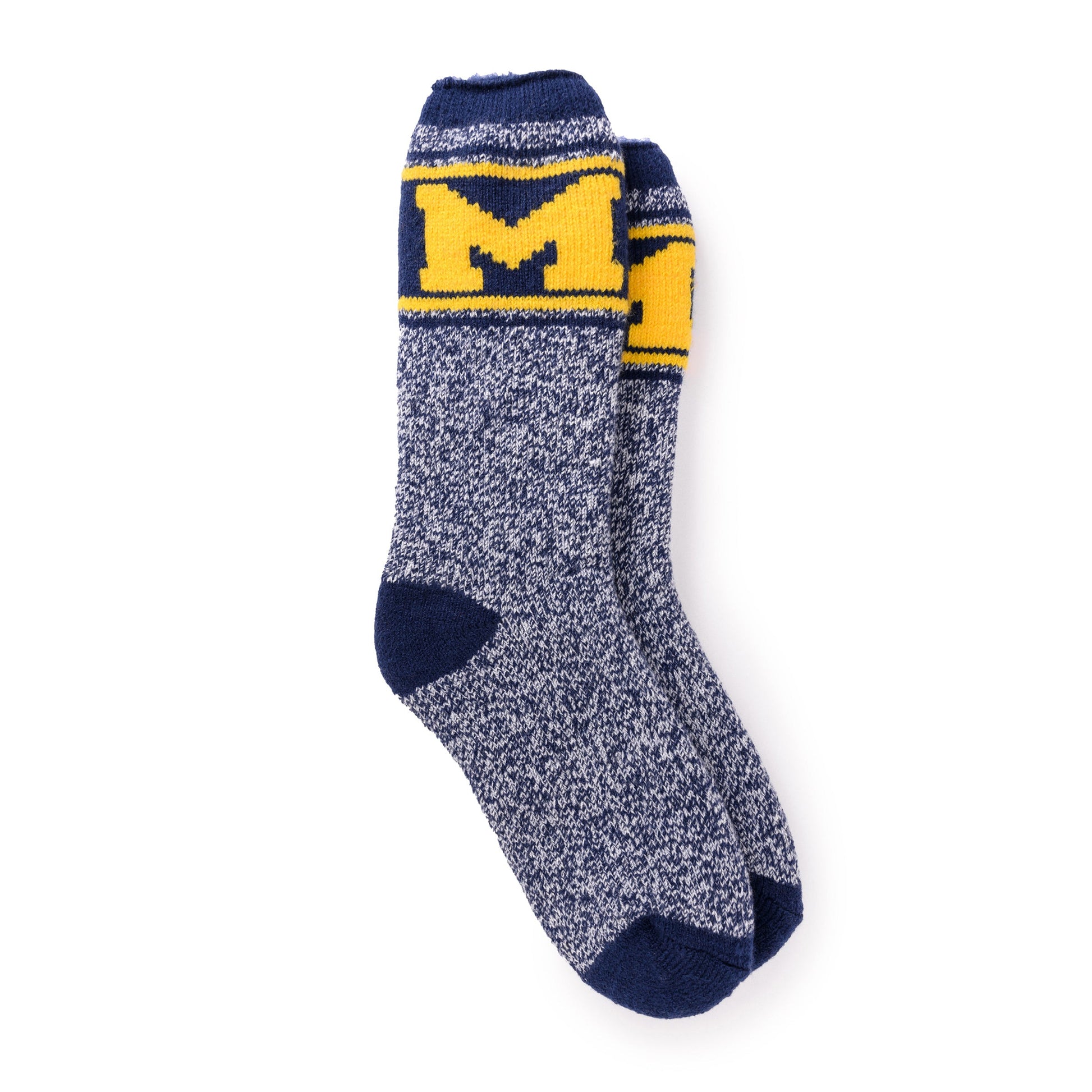 Muk Luks Michigan Wolverines GameDay Unisex Heat Retainer Socks