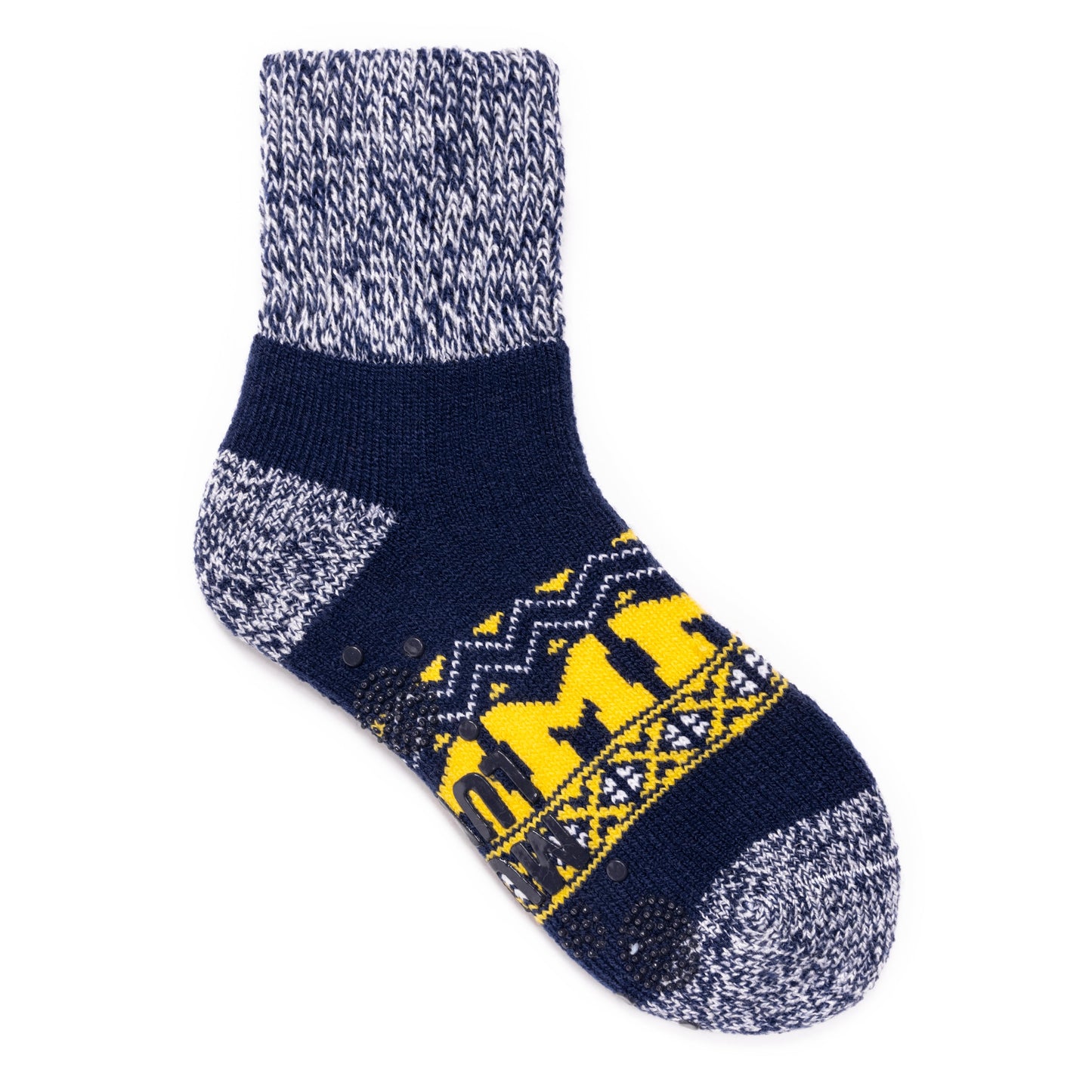 Muk Luks Michigan Wolverines GameDay Unisex Short Heat Retainer