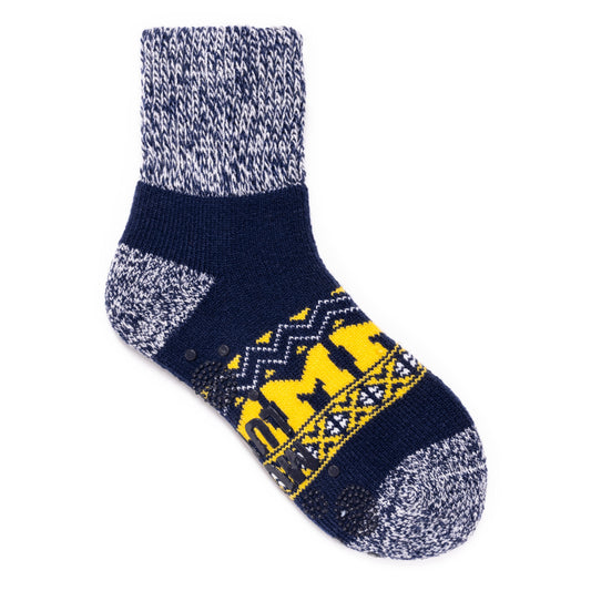 Muk Luks Michigan Wolverines GameDay Unisex Short Heat Retainer