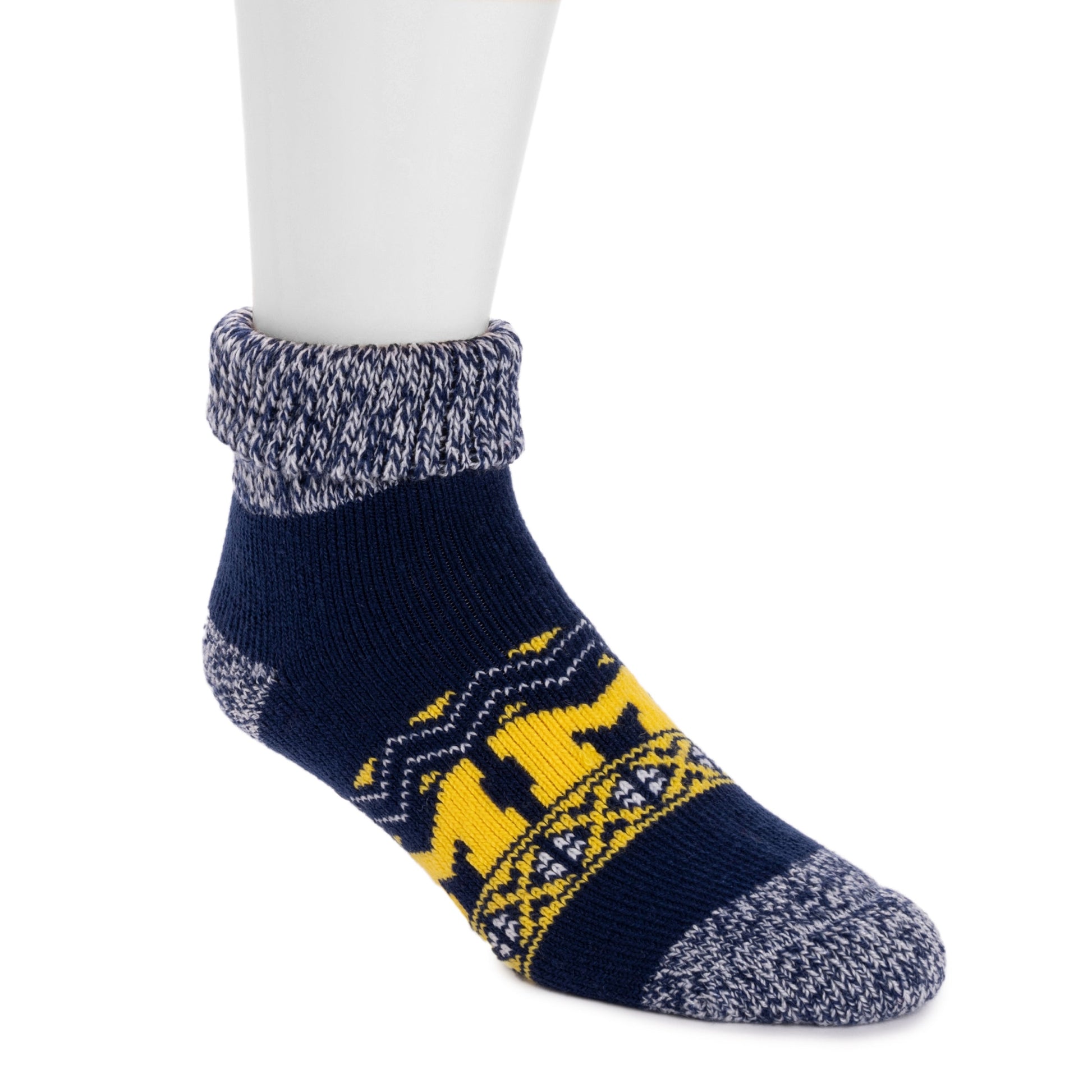 Muk Luks Michigan Wolverines GameDay Unisex Short Heat Retainer