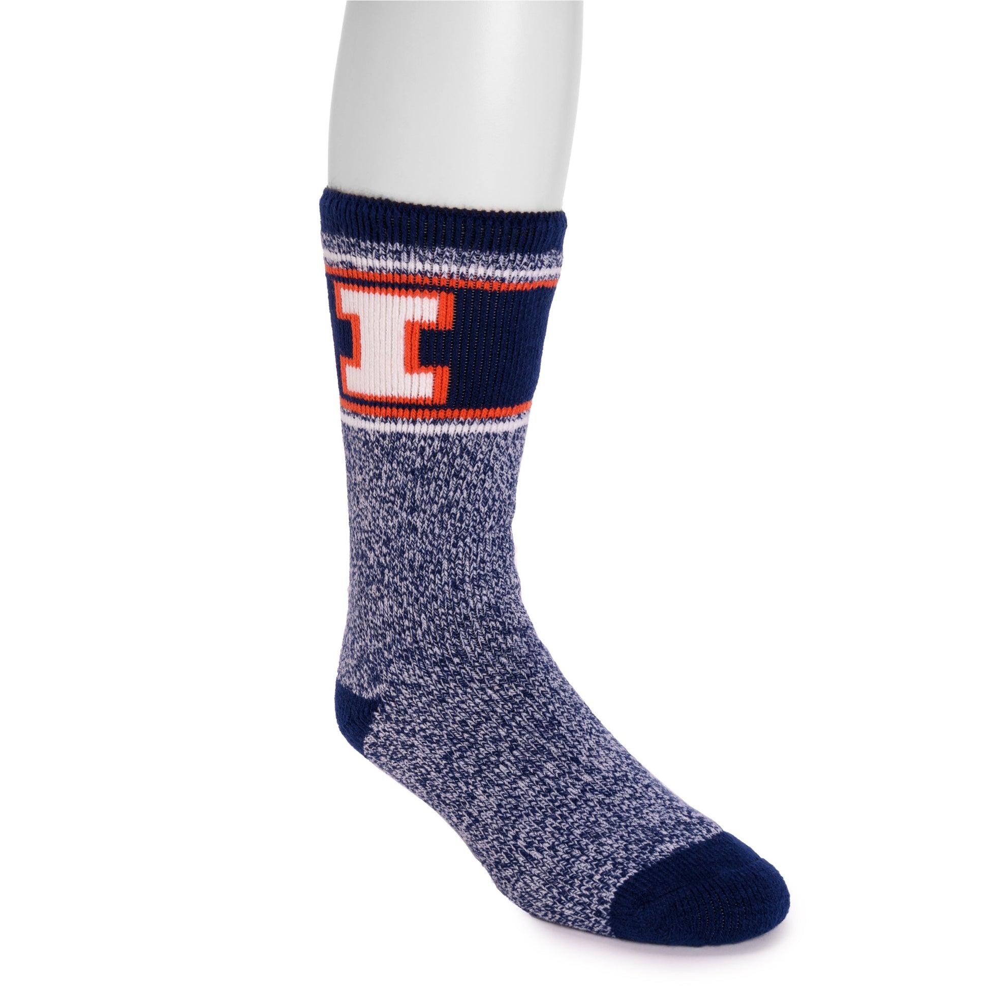 Muk Luks Illinois Fighting Illini GameDay Unisex Heat Retainer Socks