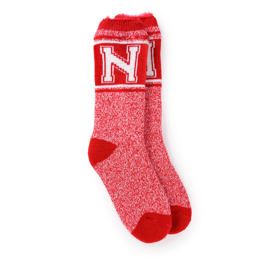 Muk Luks Nebraska Huskers GameDay Unisex Heat Retainer Socks