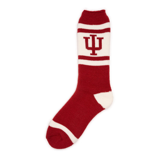 Muk Luks Indiana Hoosiers GameDay Unisex Heat Retainer Socks