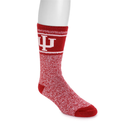 Muk Luks Indiana Hoosiers GameDay Unisex Heat Retainer Socks