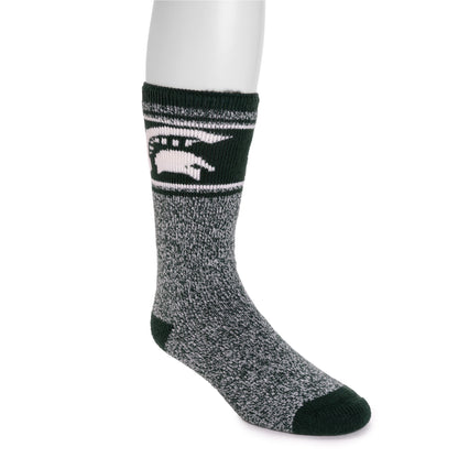 Muk Luks Michigan State Spartans GameDay Unisex Heat Retainer Socks