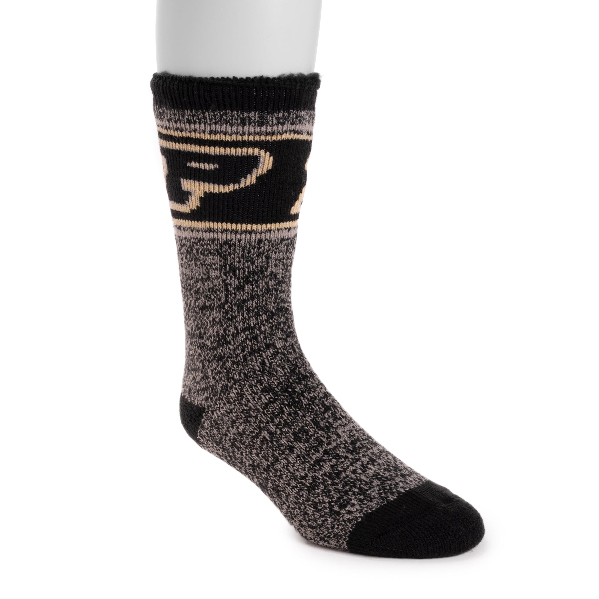 Muk Luks Purdue GameDay Unisex Heat Retainer Socks