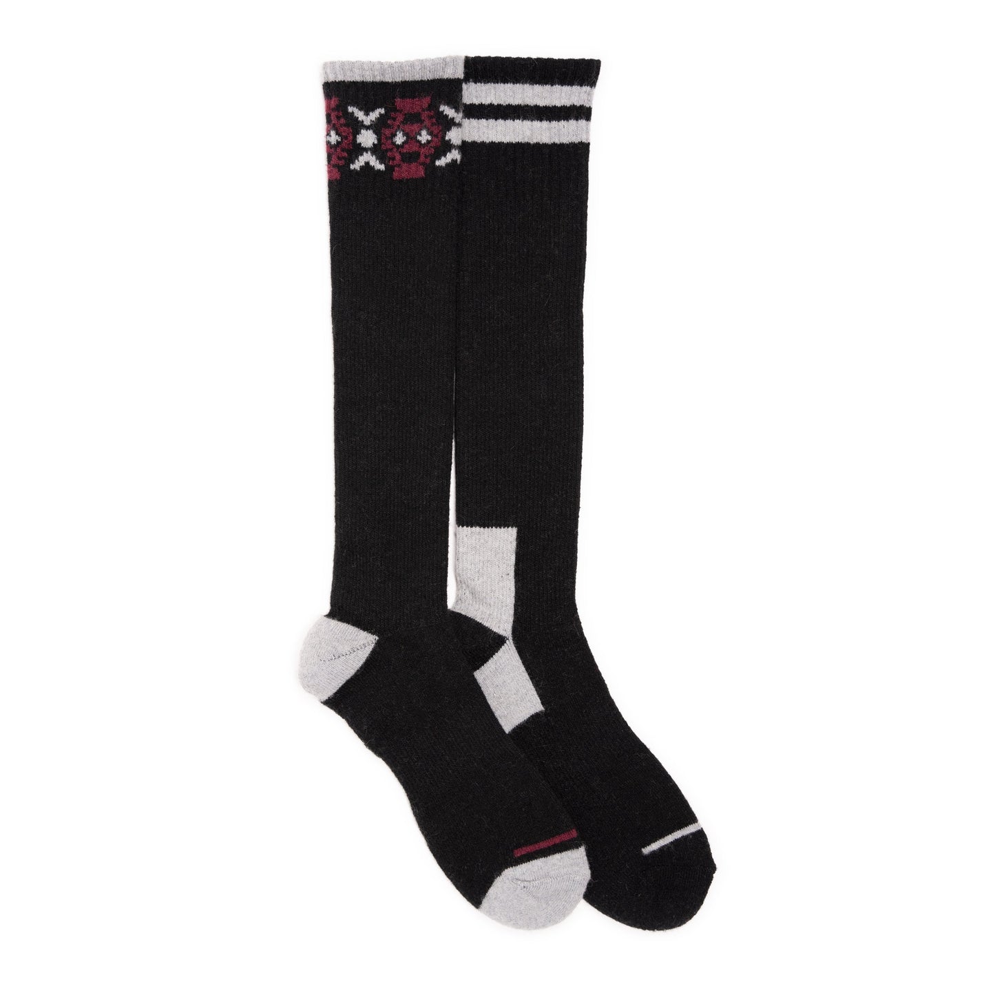 Muk Luks 2 Pair Pack Tall Cotton Compression Socks