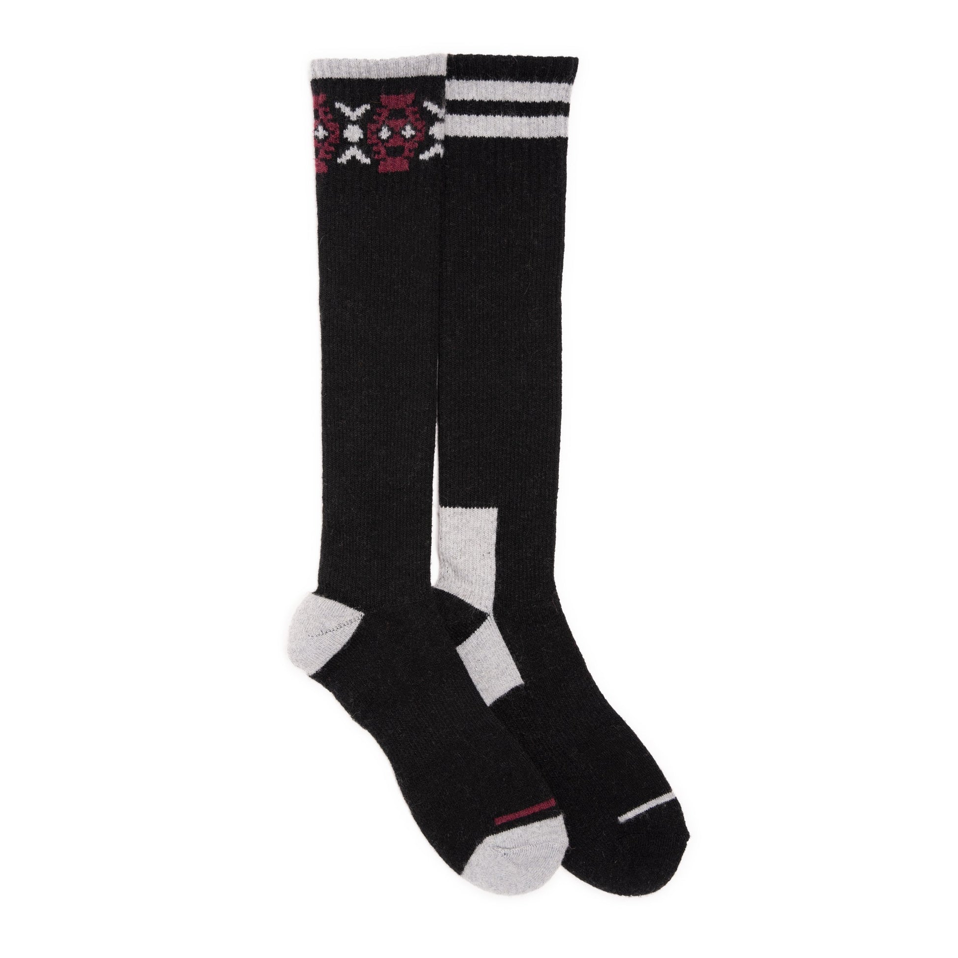 Muk Luks 2 Pair Pack Tall Cotton Compression Socks