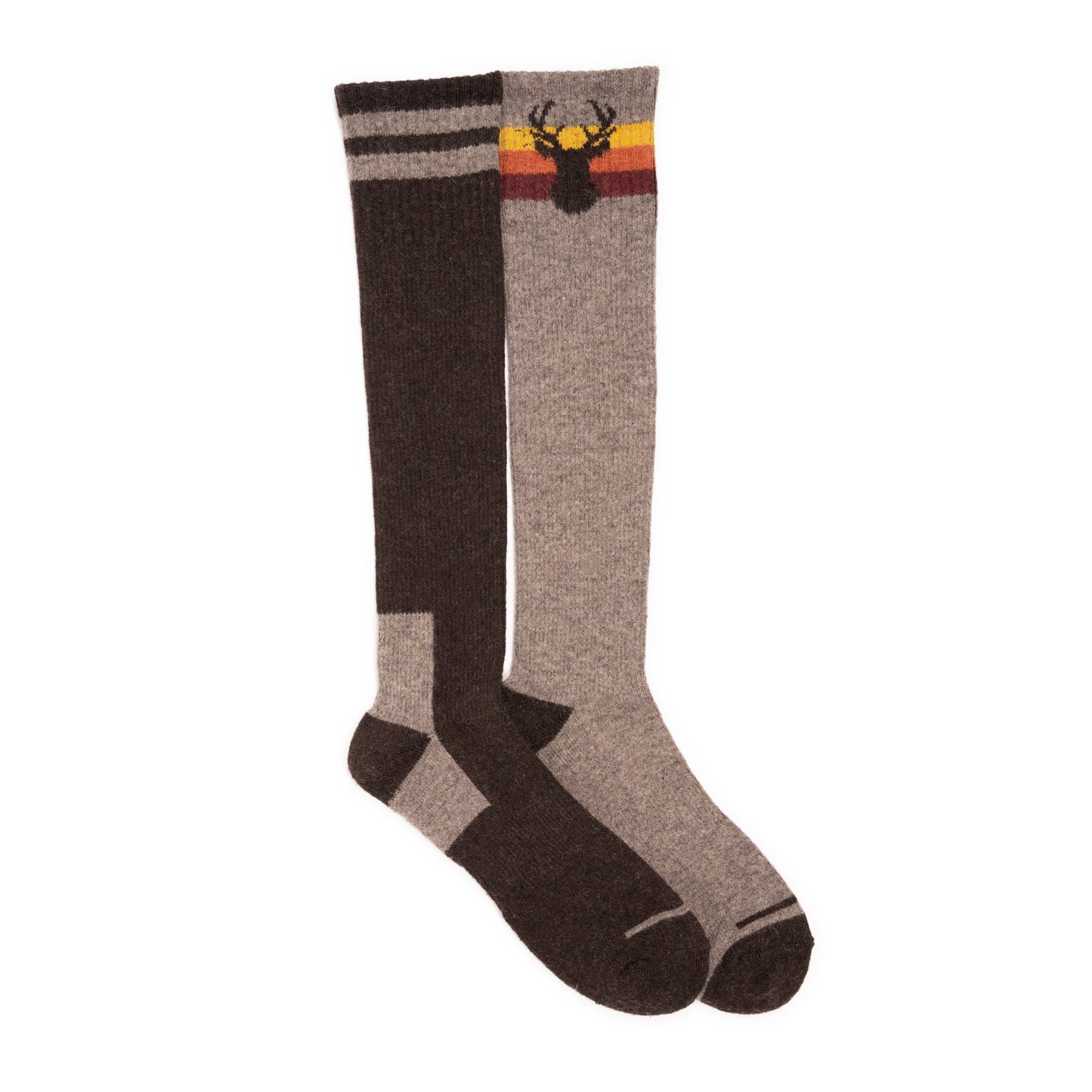 Muk Luks 2 Pair Pack Tall Cotton Compression Socks