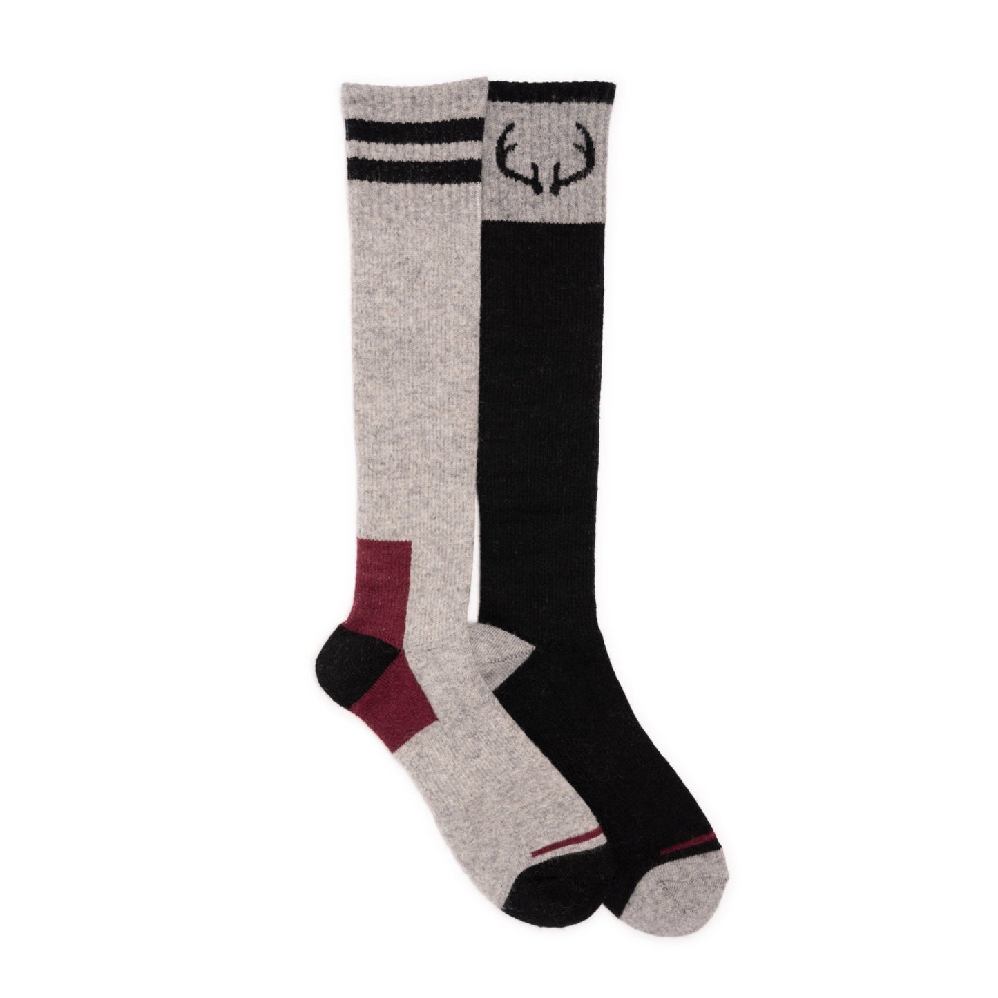 Muk Luks 2 Pair Pack Tall Cotton Compression Socks