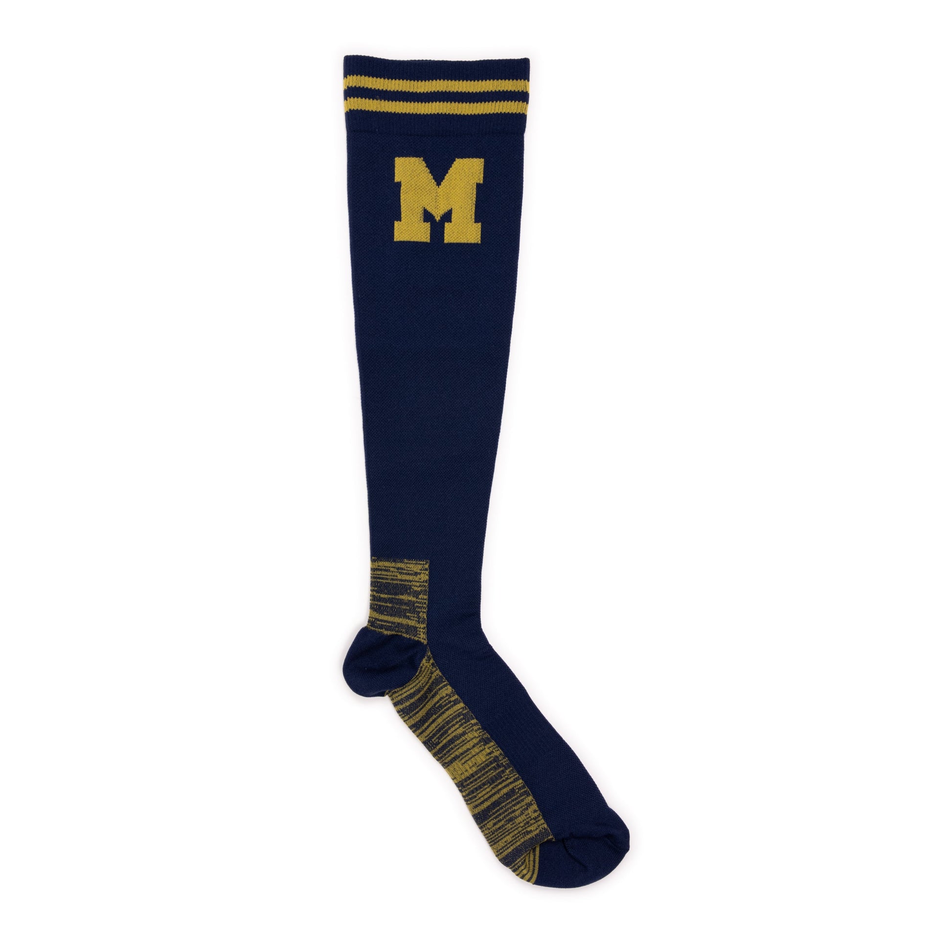Muk Luks Michigan Wolverines GameDay Unisex Tall Compression Socks