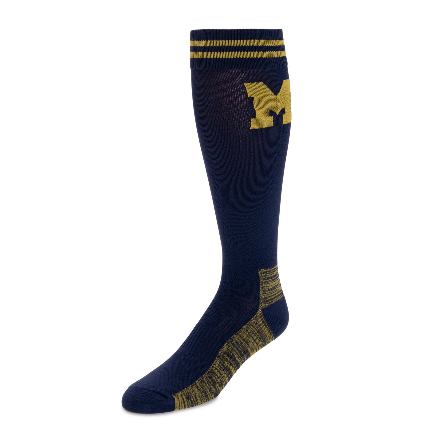 Muk Luks Michigan Wolverines GameDay Unisex Tall Compression Socks