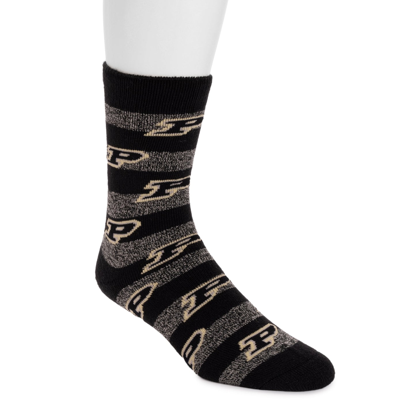 Muk Luks Purdue GameDay Unisex Terry Loop Sock