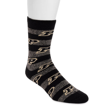 Muk Luks Purdue GameDay Unisex Terry Loop Sock
