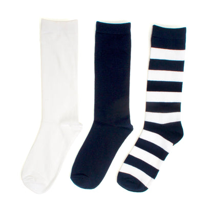 Navy/White,Unisex One Size