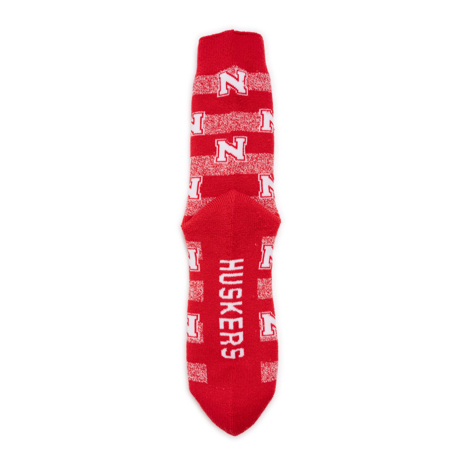 Muk Luks Nebraska Huskers GameDay Unisex Terry Loop Sock