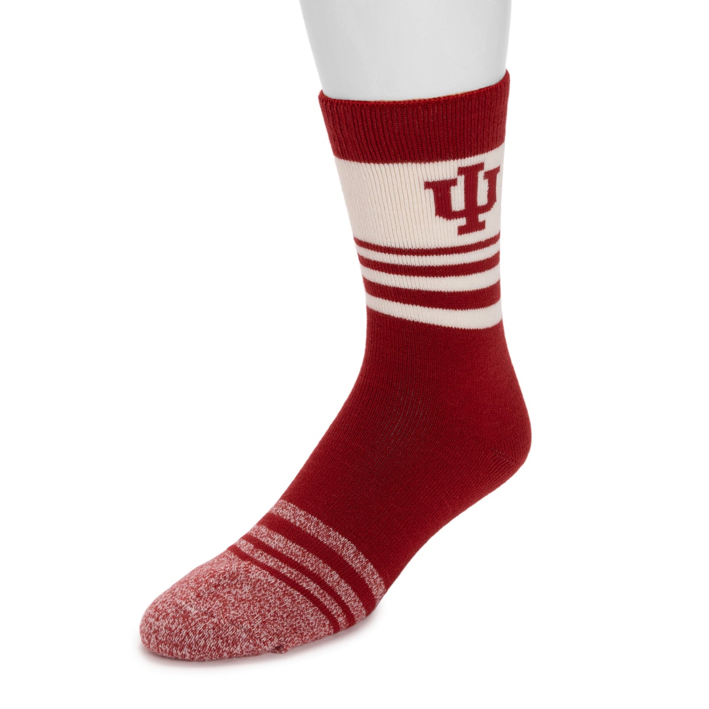 Muk Luks Indiana Hoosiers GameDay Unisex Terry Loop Sock