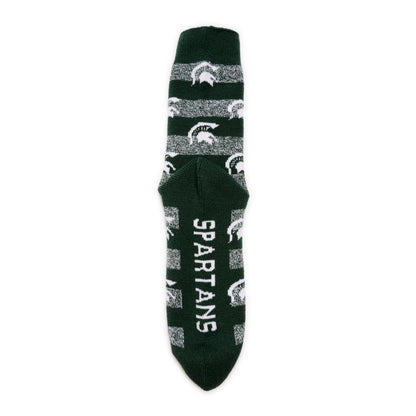 Muk Luks Michigan State Spartans GameDay Unisex Terry Loop Sock