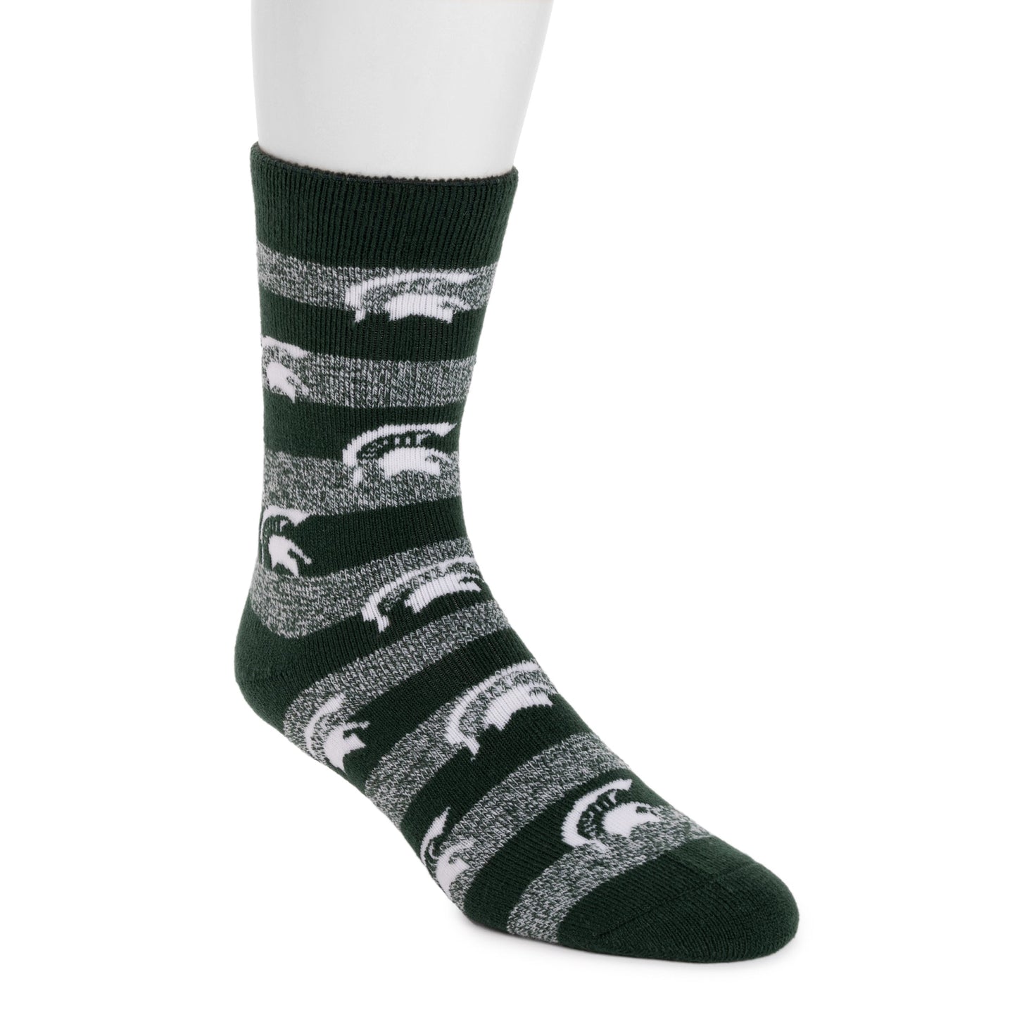 Muk Luks Michigan State Spartans GameDay Unisex Terry Loop Sock