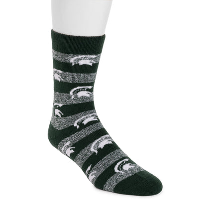 Muk Luks Michigan State Spartans GameDay Unisex Terry Loop Sock