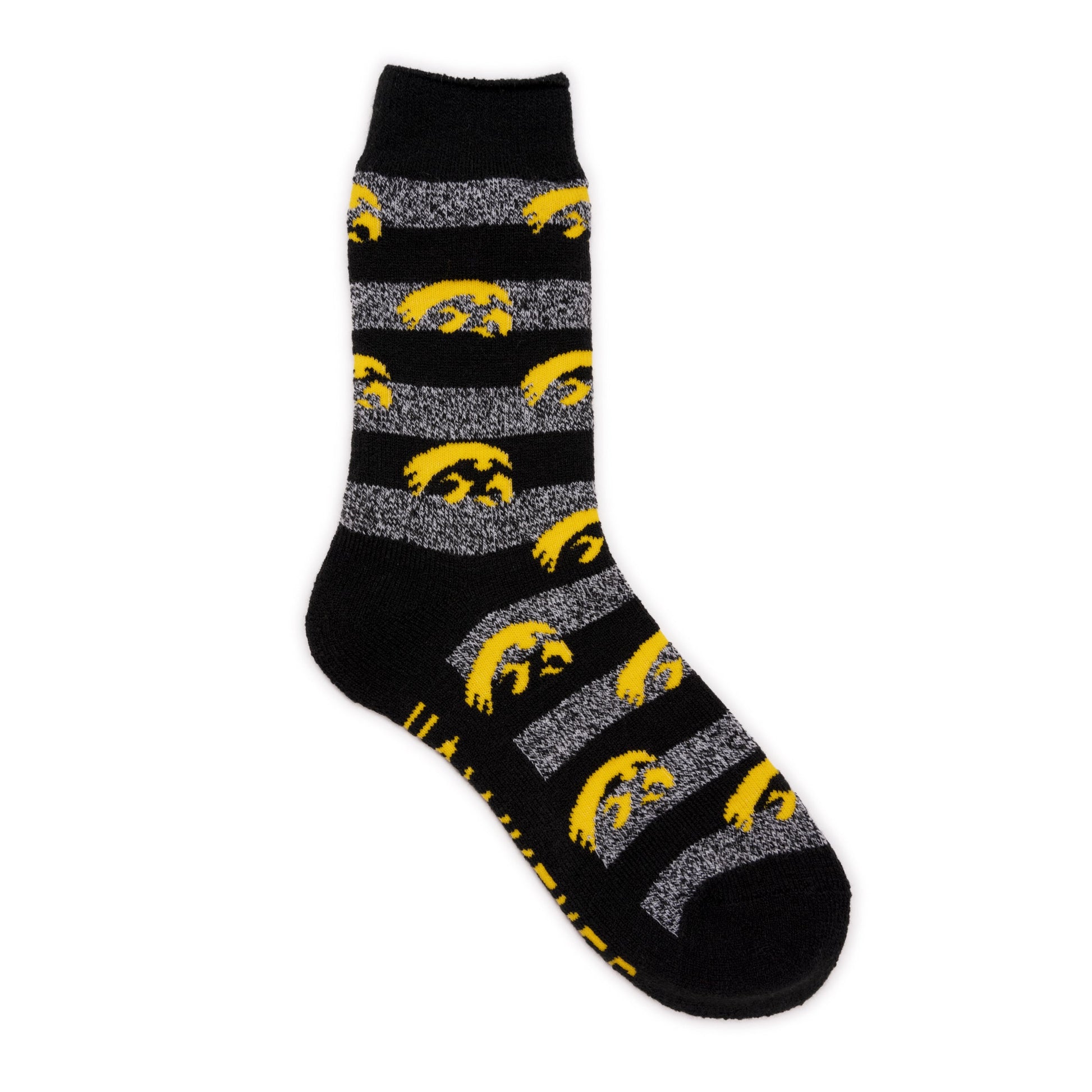 Muk Luks Iowa Hawkeyes GameDay Unisex Terry Loop Sock