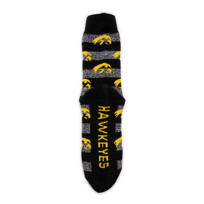 Muk Luks Iowa Hawkeyes GameDay Unisex Terry Loop Sock