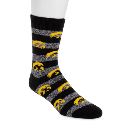 Muk Luks Iowa Hawkeyes GameDay Unisex Terry Loop Sock