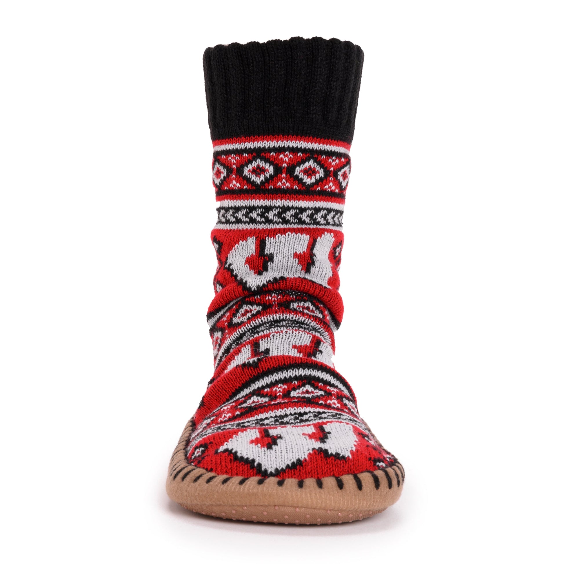 Muk Luks Wisconsin Badgers GameDay Unisex Slipper Socks