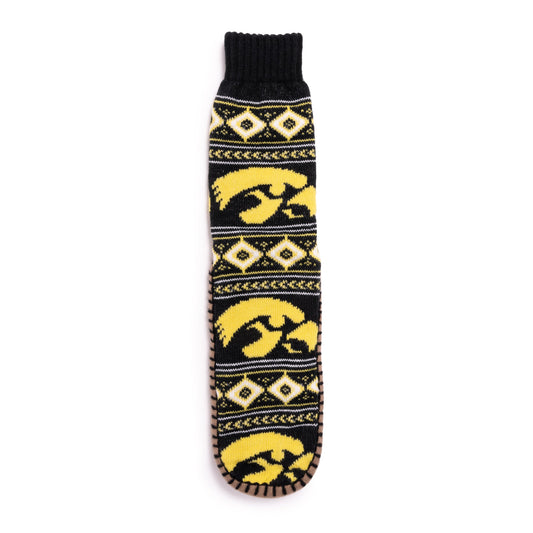 Muk Luks Iowa Hawkeyes GameDay Unisex Slipper Socks