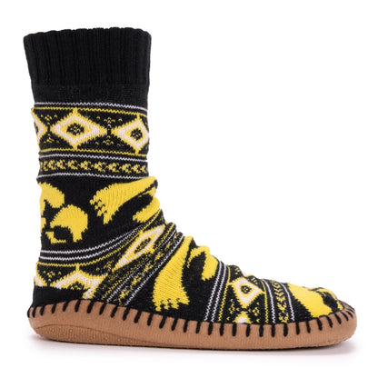 Muk Luks Iowa Hawkeyes GameDay Unisex Slipper Socks