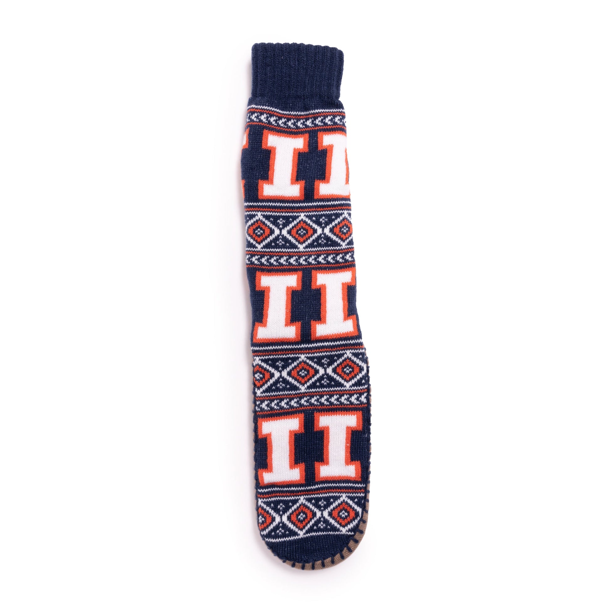 Muk Luks Illinois Fighting Illini GameDay Unisex Slipper Socks