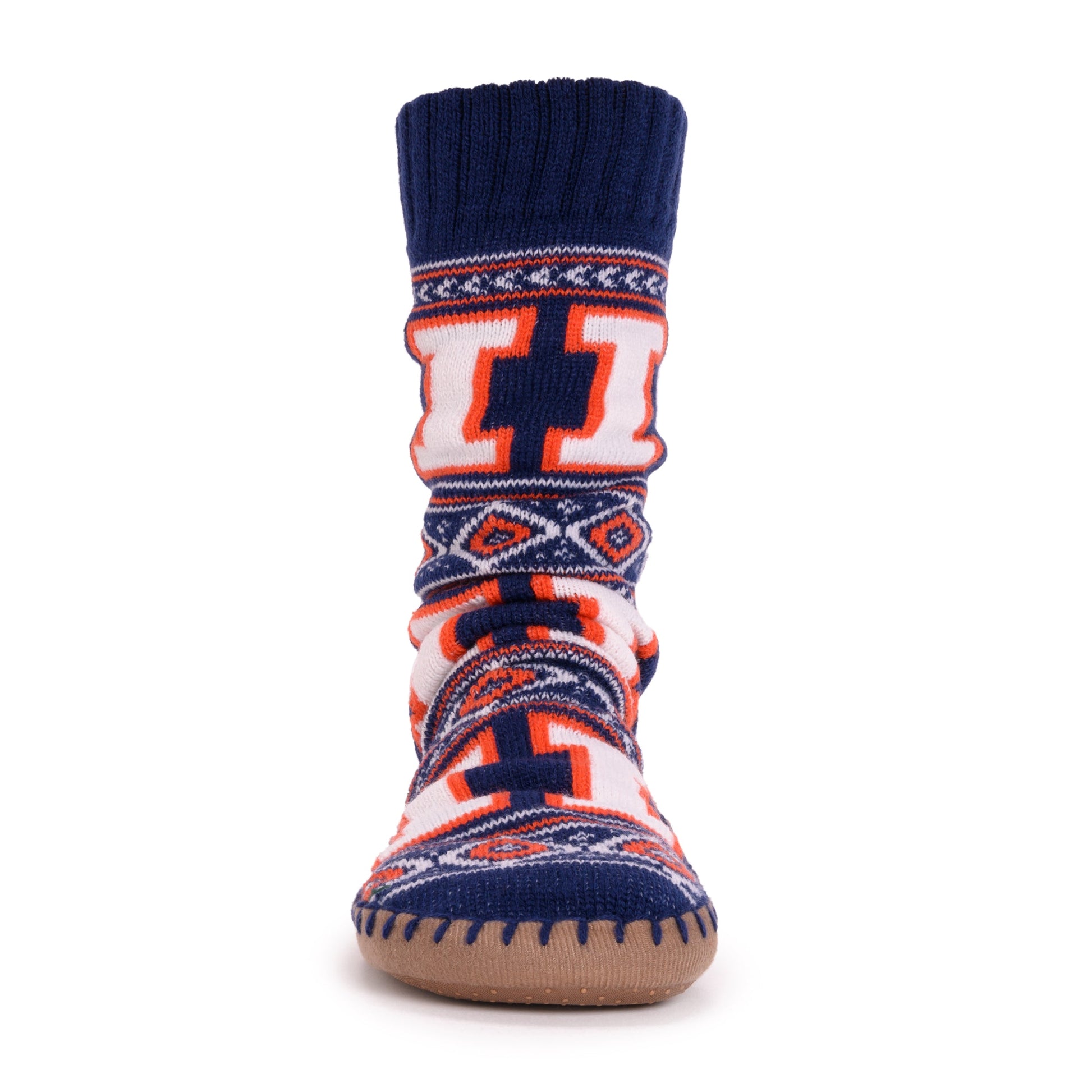 Muk Luks Illinois Fighting Illini GameDay Unisex Slipper Socks