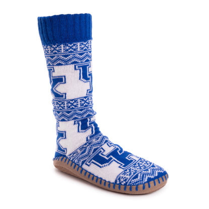 Muk Luks Kentucky Wildcats GameDay Unisex Slipper Socks