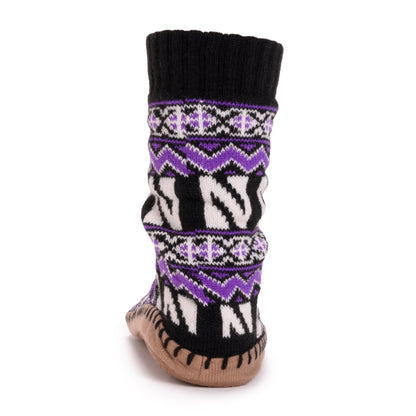 Muk Luks Northwestern Wildcats GameDay Unisex Slipper Socks