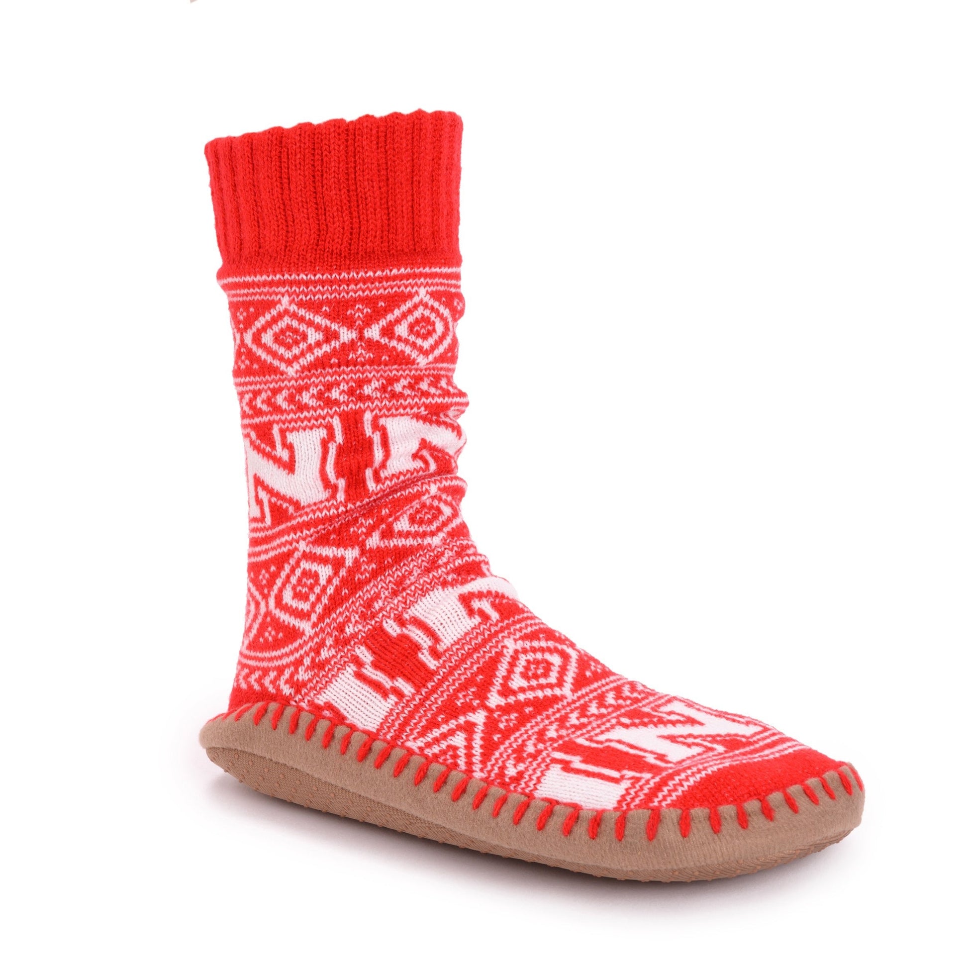 Muk Luks Nebraska Huskers GameDay Unisex Slipper Socks