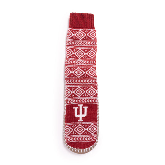 Muk Luks Indiana Hoosiers GameDay Unisex Slipper Socks