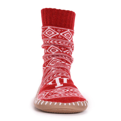 Muk Luks Indiana Hoosiers GameDay Unisex Slipper Socks