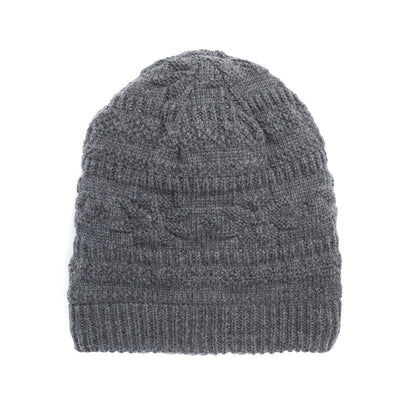 Muk Luks Faux Sherpa Lined Textured Beanie
