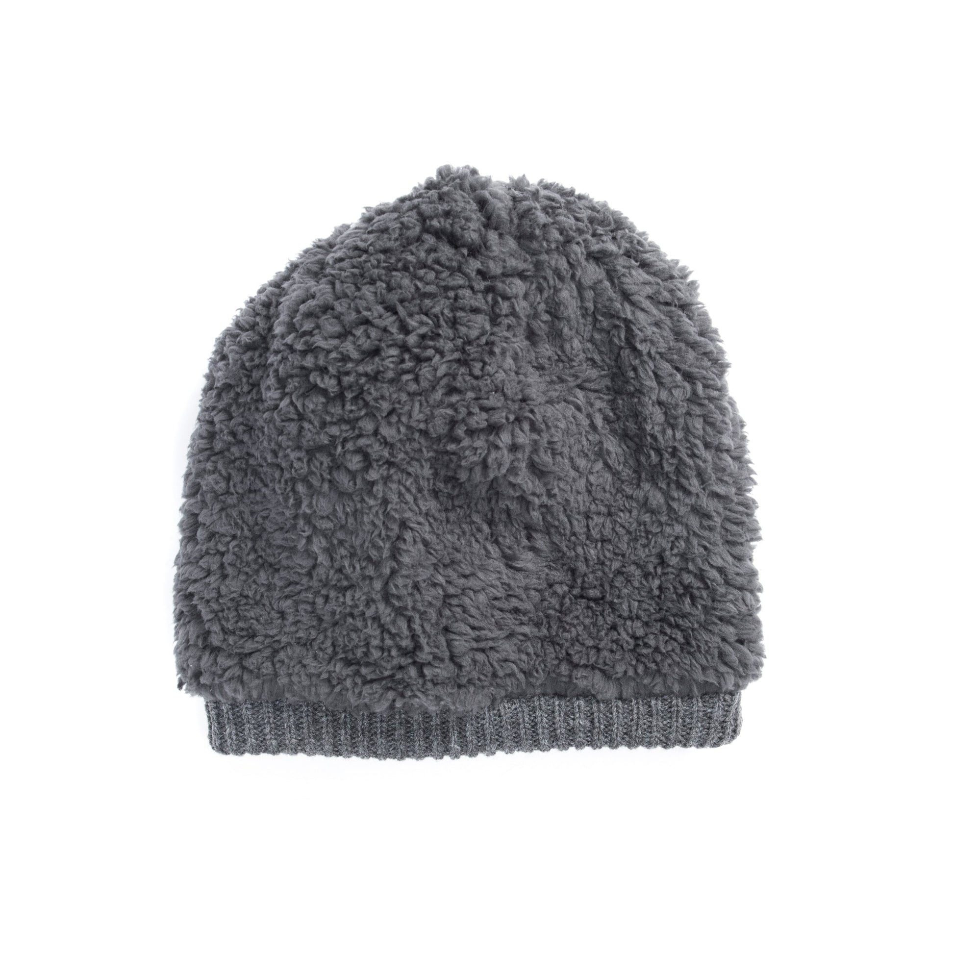 Muk Luks Faux Sherpa Lined Textured Beanie