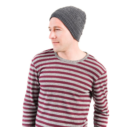 Muk Luks Faux Sherpa Lined Textured Beanie