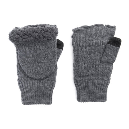 Muk Luks Faux Fur Flip Mittens