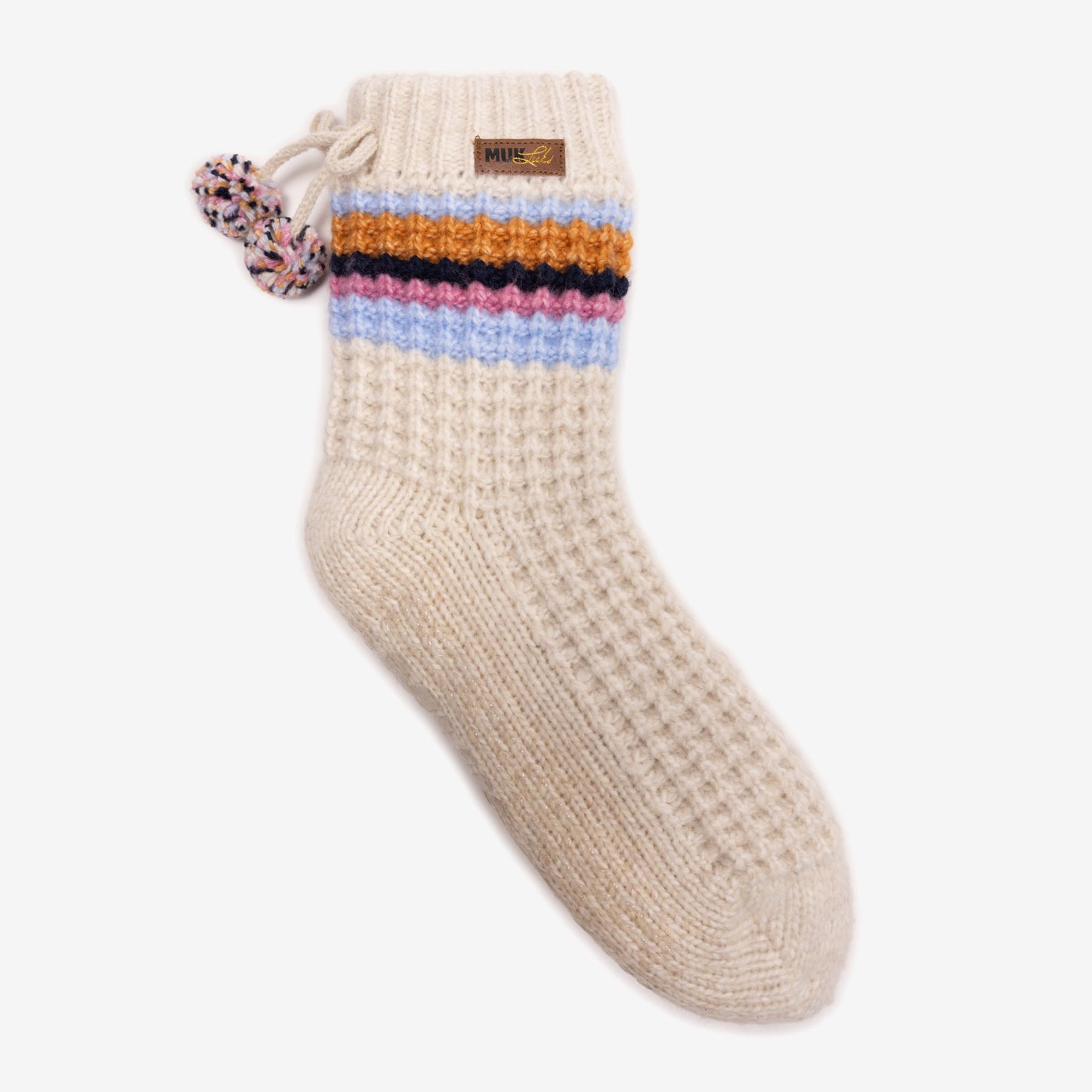 Muk Luks Luxe Waffle Short Cottage Sock