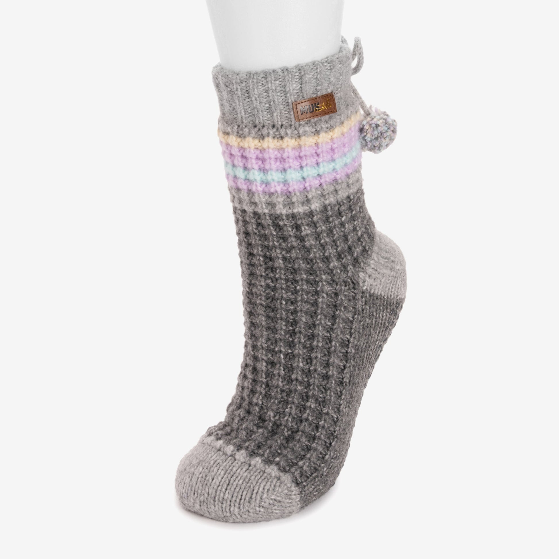Muk Luks Luxe Waffle Short Cottage Sock