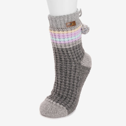 Muk Luks Luxe Waffle Short Cottage Sock