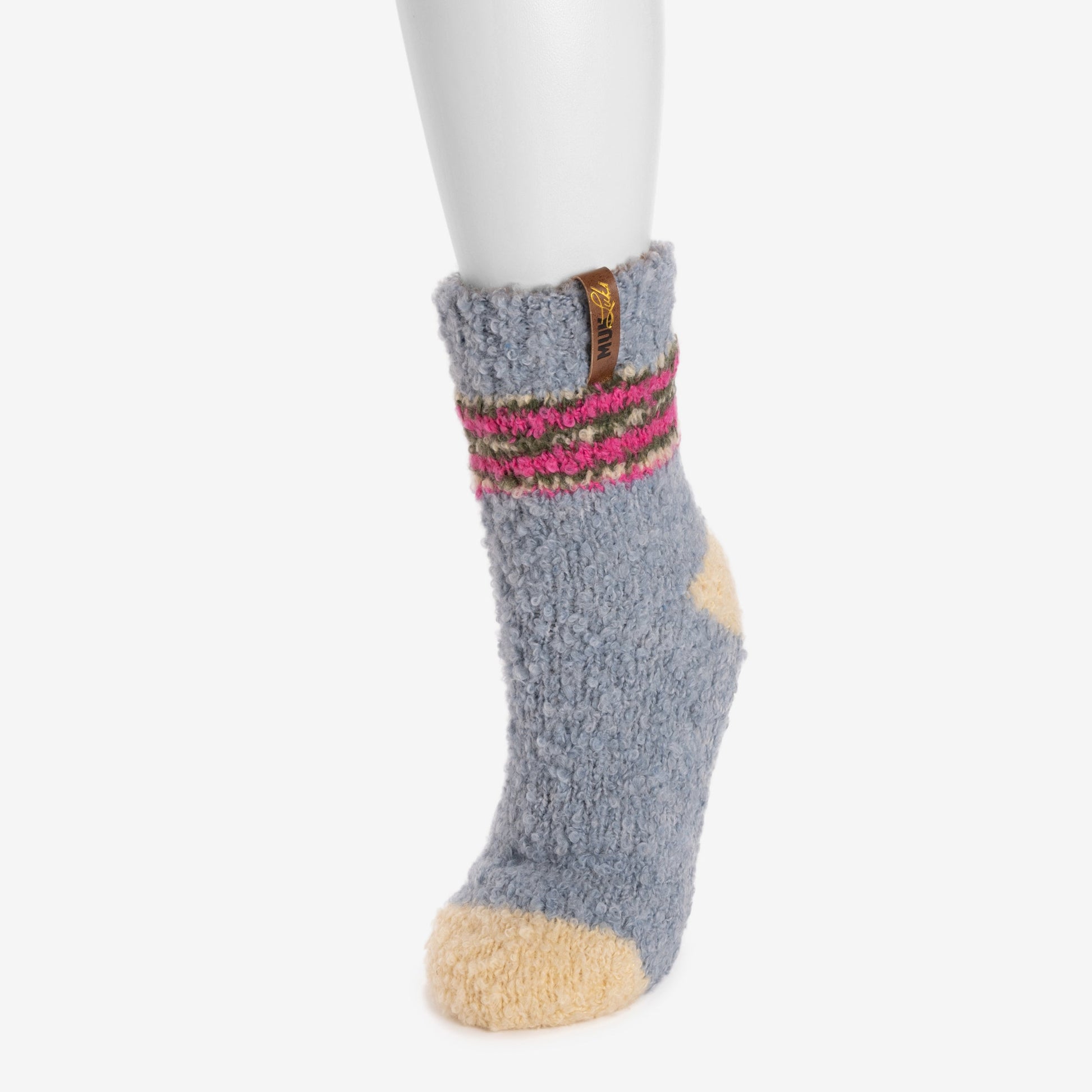 Muk Luks Luxe Boucle Short Cottage Sock