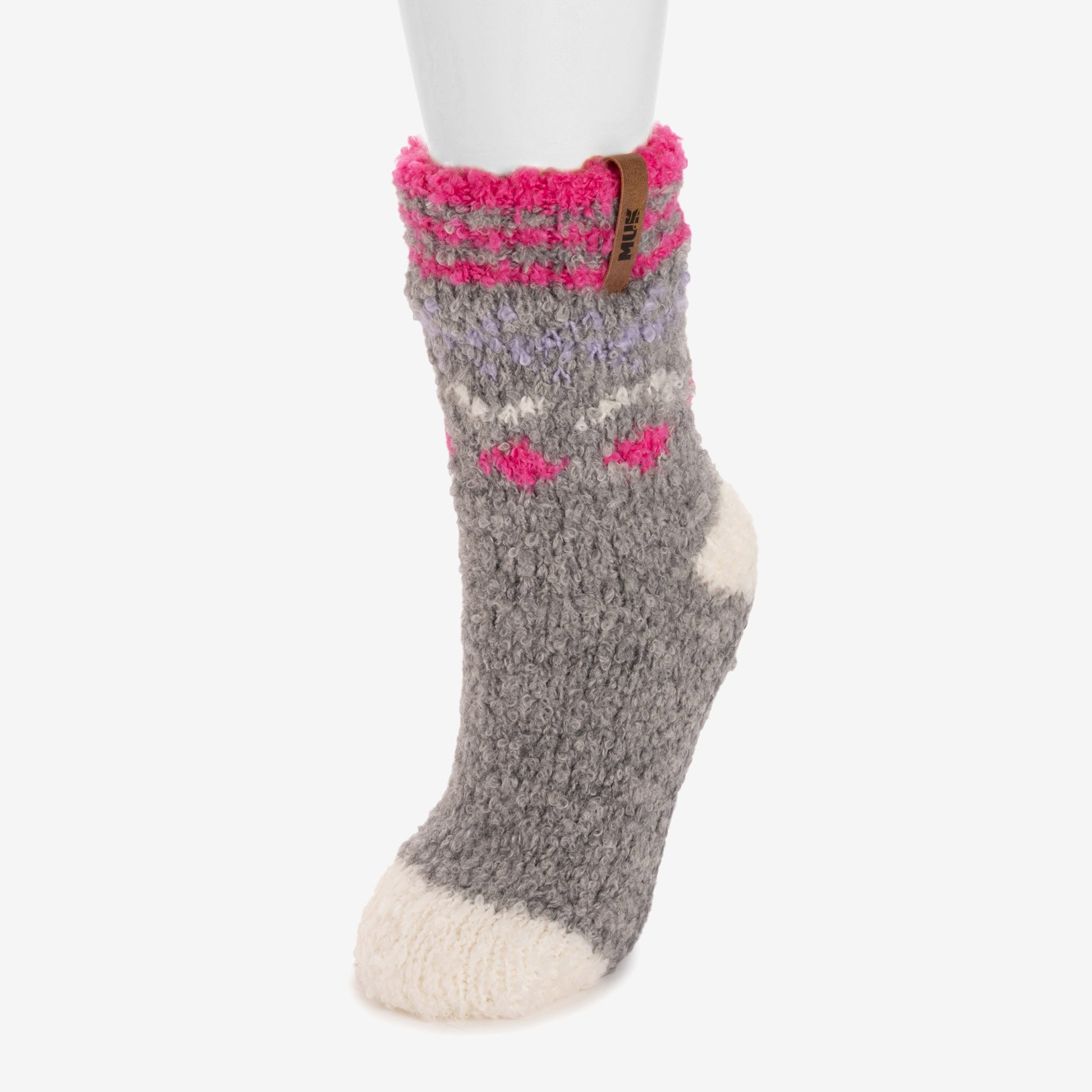 Muk Luks Luxe Boucle Short Cottage Sock