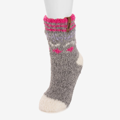 Muk Luks Luxe Boucle Short Cottage Sock
