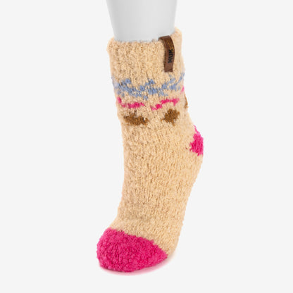 Muk Luks Luxe Boucle Short Cottage Sock