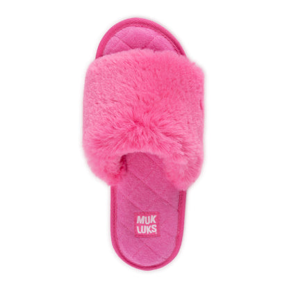 Muk Luks Faux Fur Sariah Slide Slipper